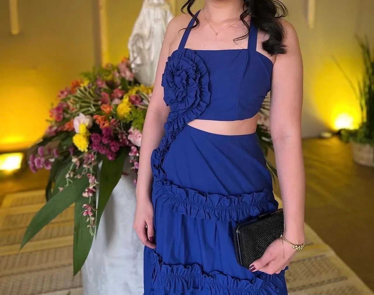 Vestido longo usado 2x