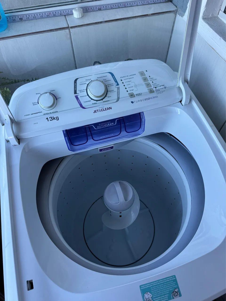 Seu conforto tá aqui. Adeus lavar roupa na mão! Máquina de lavar ELETROLUX 13KG JET&CLEAN 