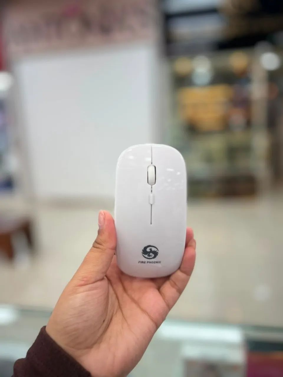 KIT TECLADO E MOUSE SEM FIO BLUETOOTH FIRE PHOENIX - Foto 3