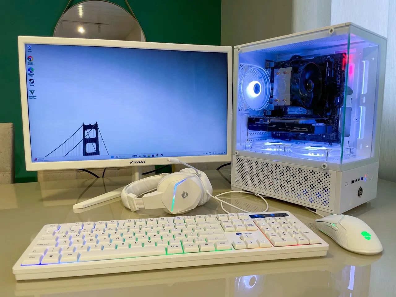 Pc gamer completo, intel i5, GTX 1650 4GB, 16GB RAM, NVME, MONITOR 75HZ, aceito cartão  - Foto 2