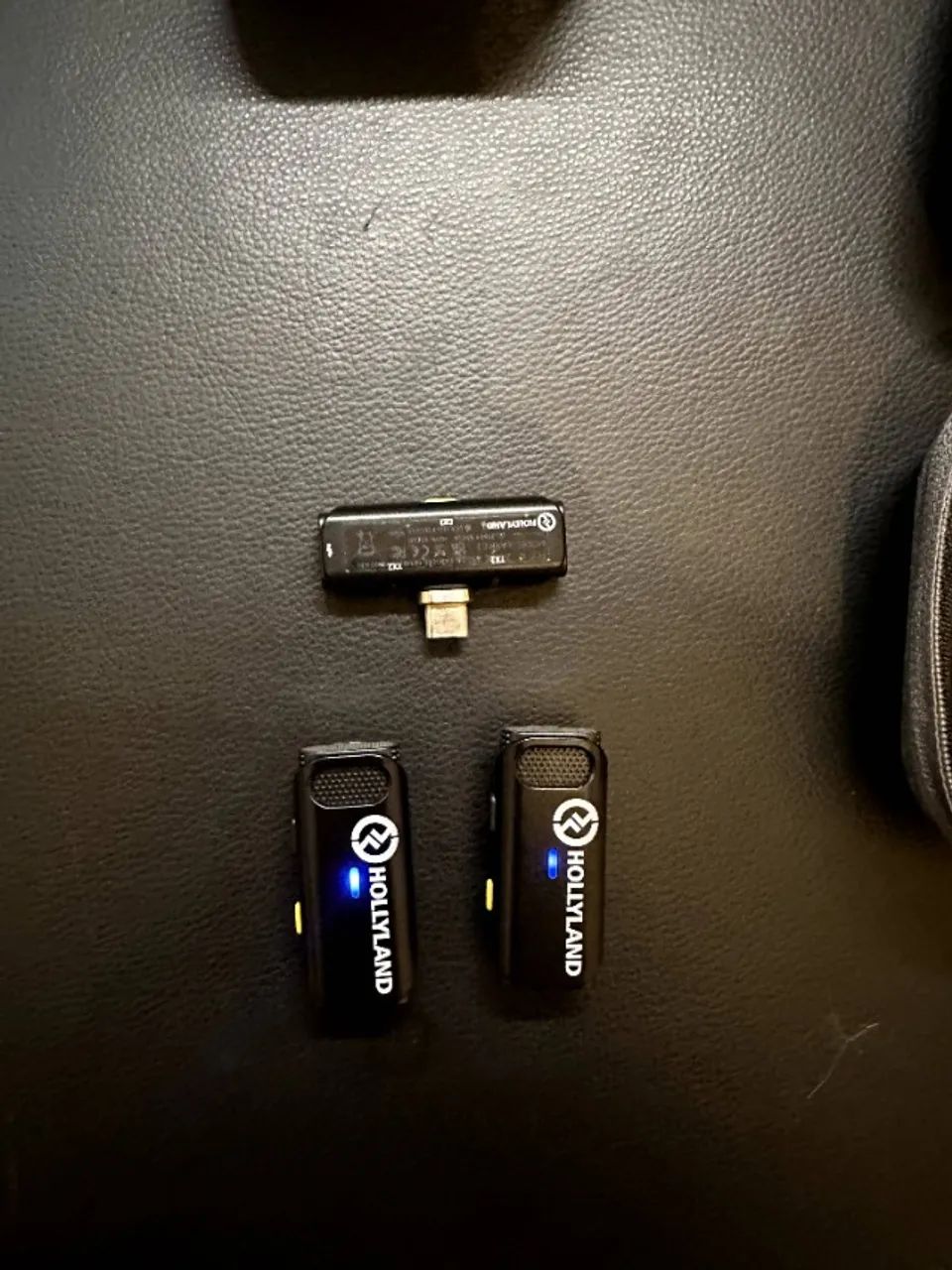 Hollyland Lark C1 - Usb-c Duo Microfone S/fio Android Preto - Foto 3