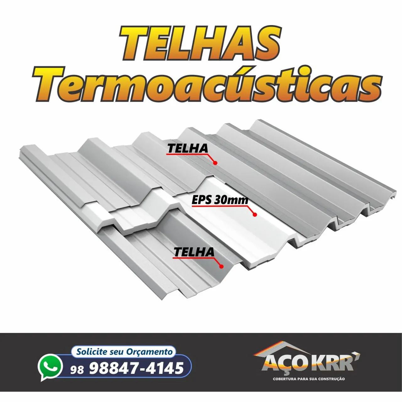 Telhas TERMOACÚSTICAS 