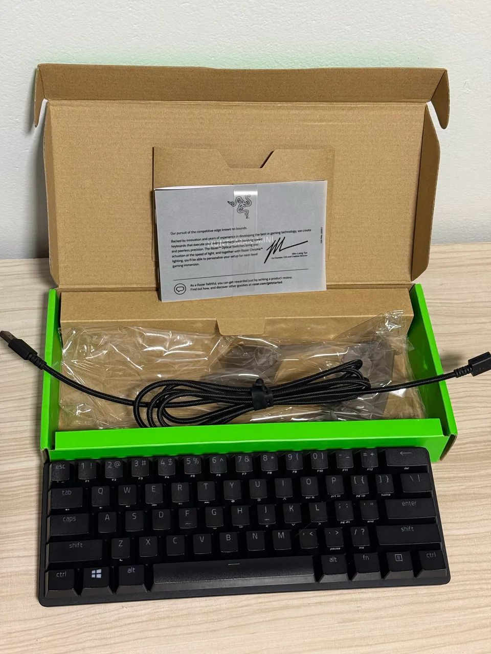 Teclado Razer Huntsman Mini - Switch Vermelho - Foto 3