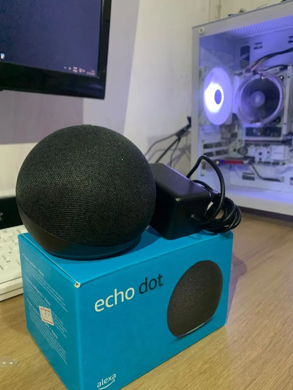Echo dot 5 Geração Amazon - Novo  - Foto 3