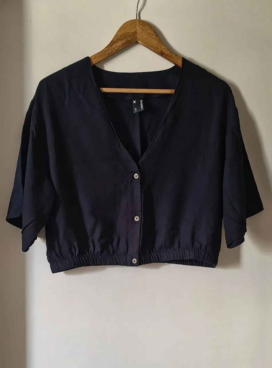 Croped Hering, tamanho M,mas veste M/G - Foto 2