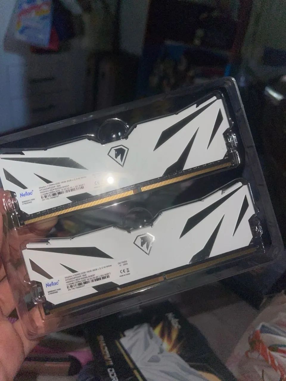 Memória RAM 2x8gb DDR4  3200mhz Netac ( NOVA ) - Foto 4