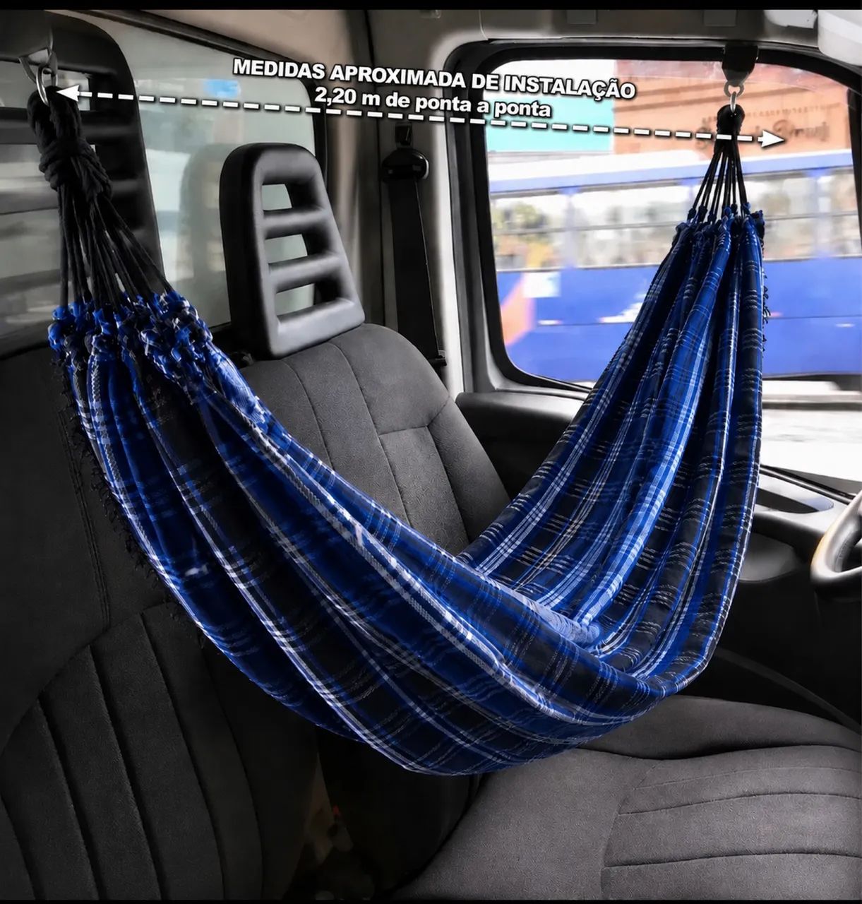 Rede de descanso carro e caminhão 2,25 Mt  - Foto 3
