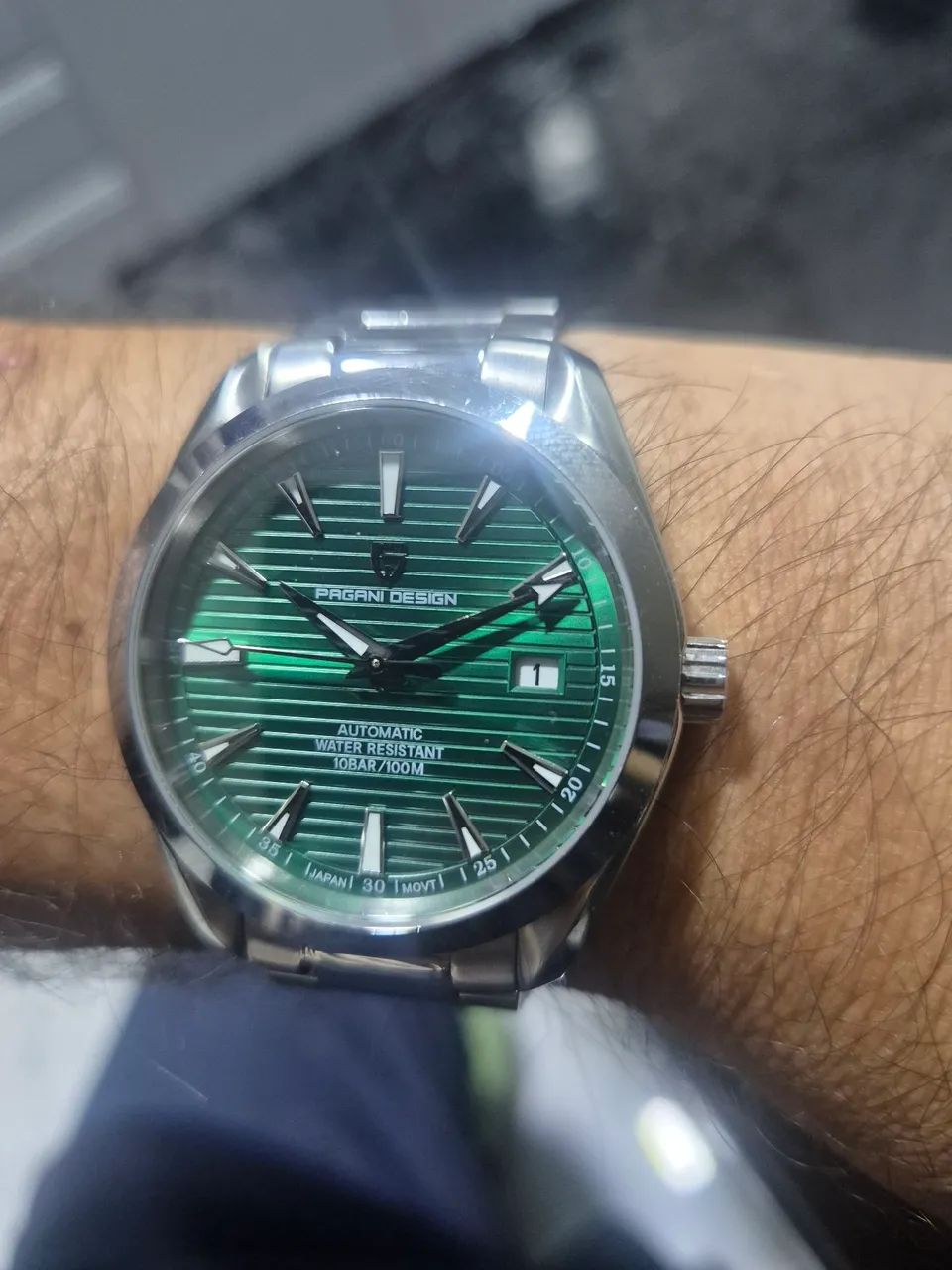 Relógio PAGANI DESIGN AUTOMÁTICO  100 METROS   NH35   -   MUITO  NOVO