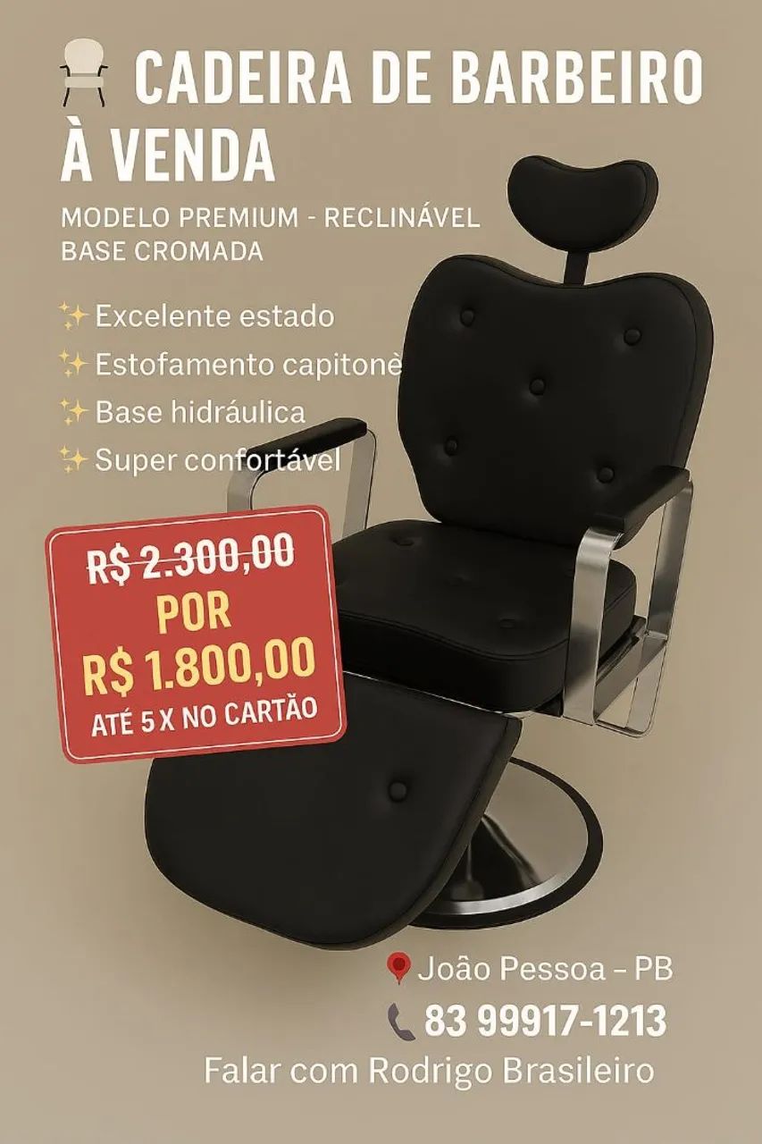 Cadeira BARBEARIA 