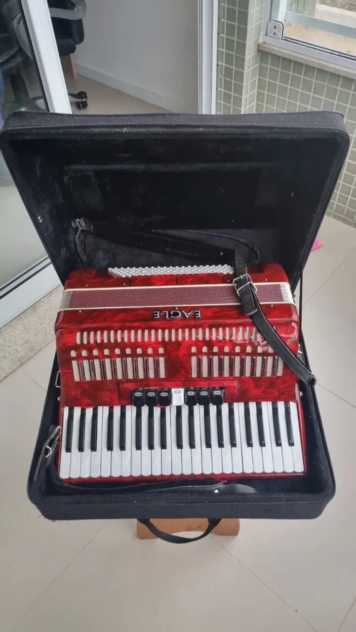 Acordeon Eagle 120 baixos - Foto 3