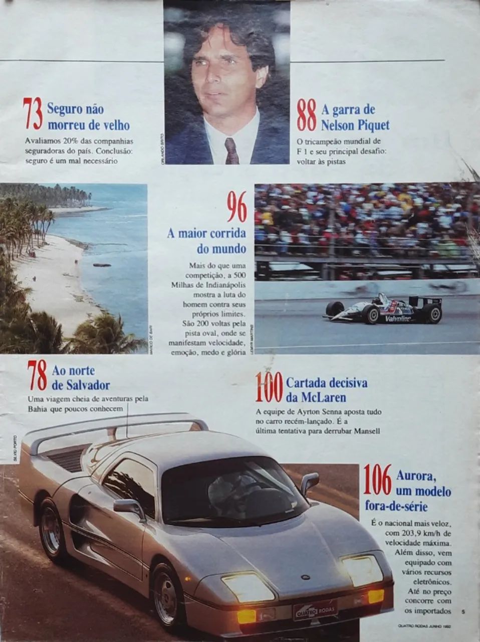 Kit com 3 revistas Quatro Rodas - Foto 5