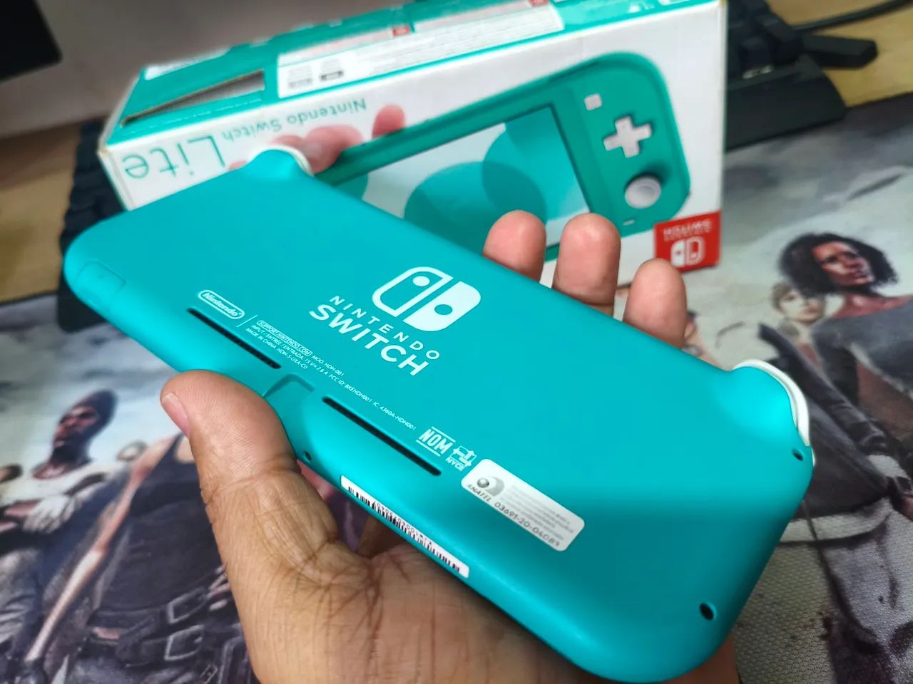 Nintendo switch lite d3sbl+queado# vendo/troco - Foto 4