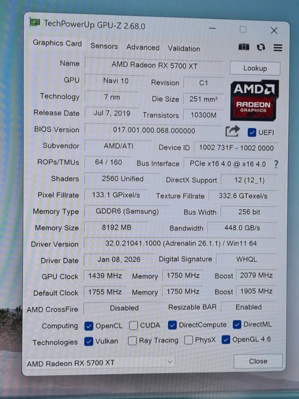 Placa de Vídeo RX 5700XT - Foto 6