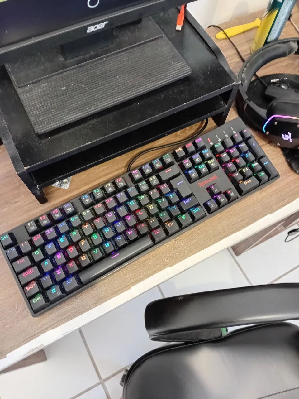 Pc gamer completo com periféricos mesa e cadeira - Foto 4