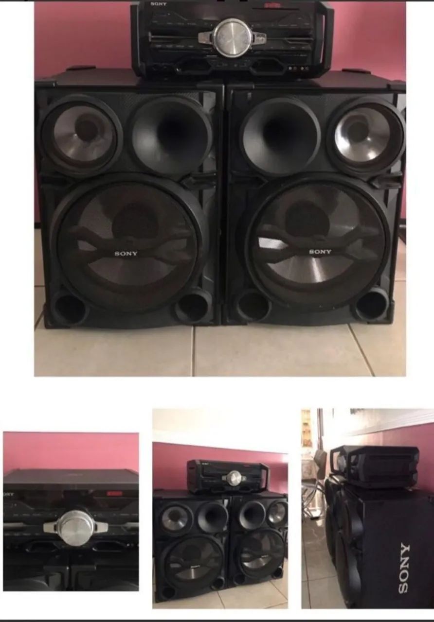 Som da Sony Shake alto falantes d 18 polegadas  - Foto 3