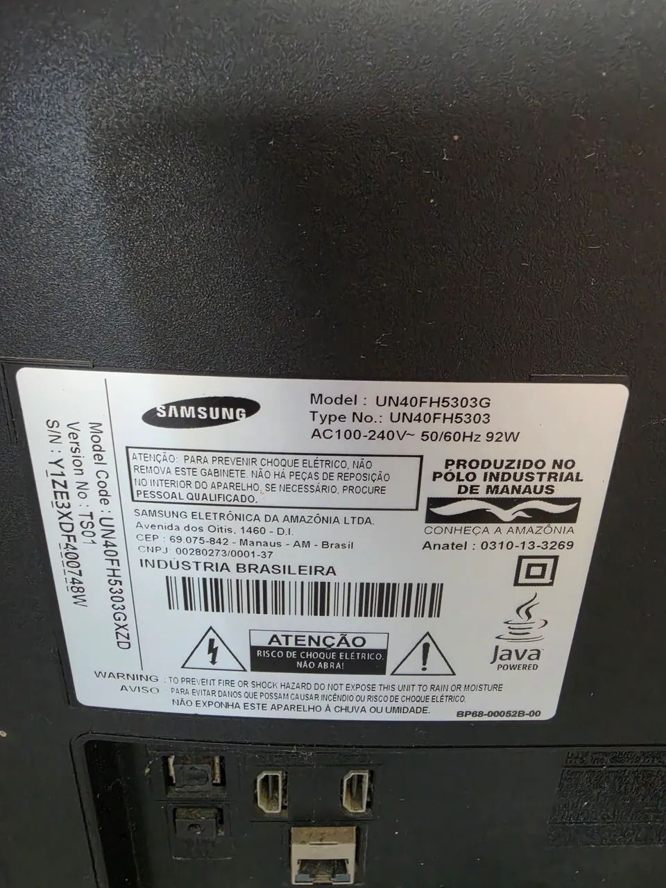 Vendo TV Samsung 32P (Não é smart) - Foto 2