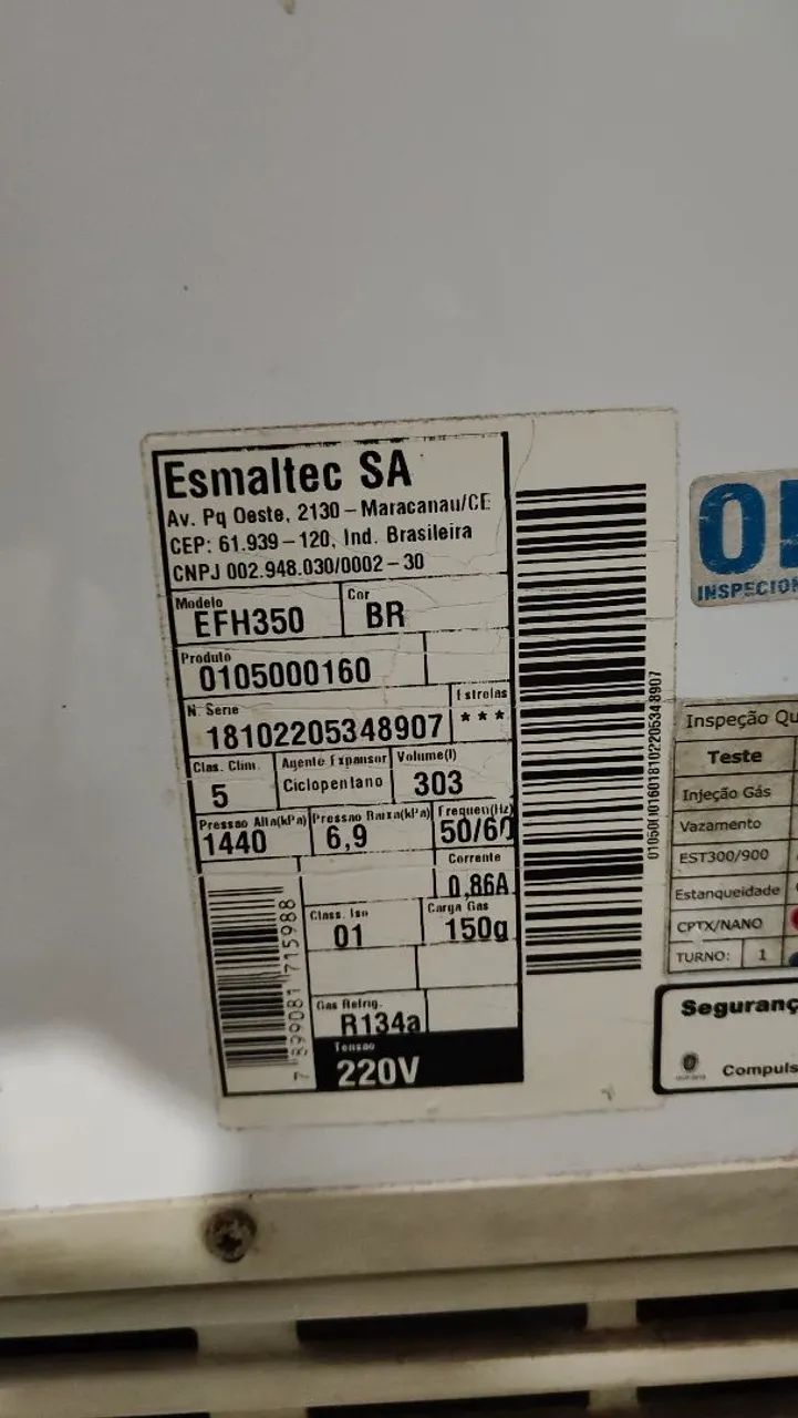 Freezer Esmaltec  Horizontal 303 L - Foto 3