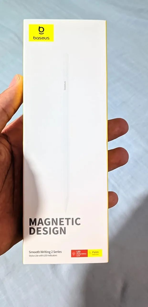 Nova Caneta Baseus Pencil 2 Stylus iPad Pro Air Mini Apple Pen Magnética Touch original  - Foto 3