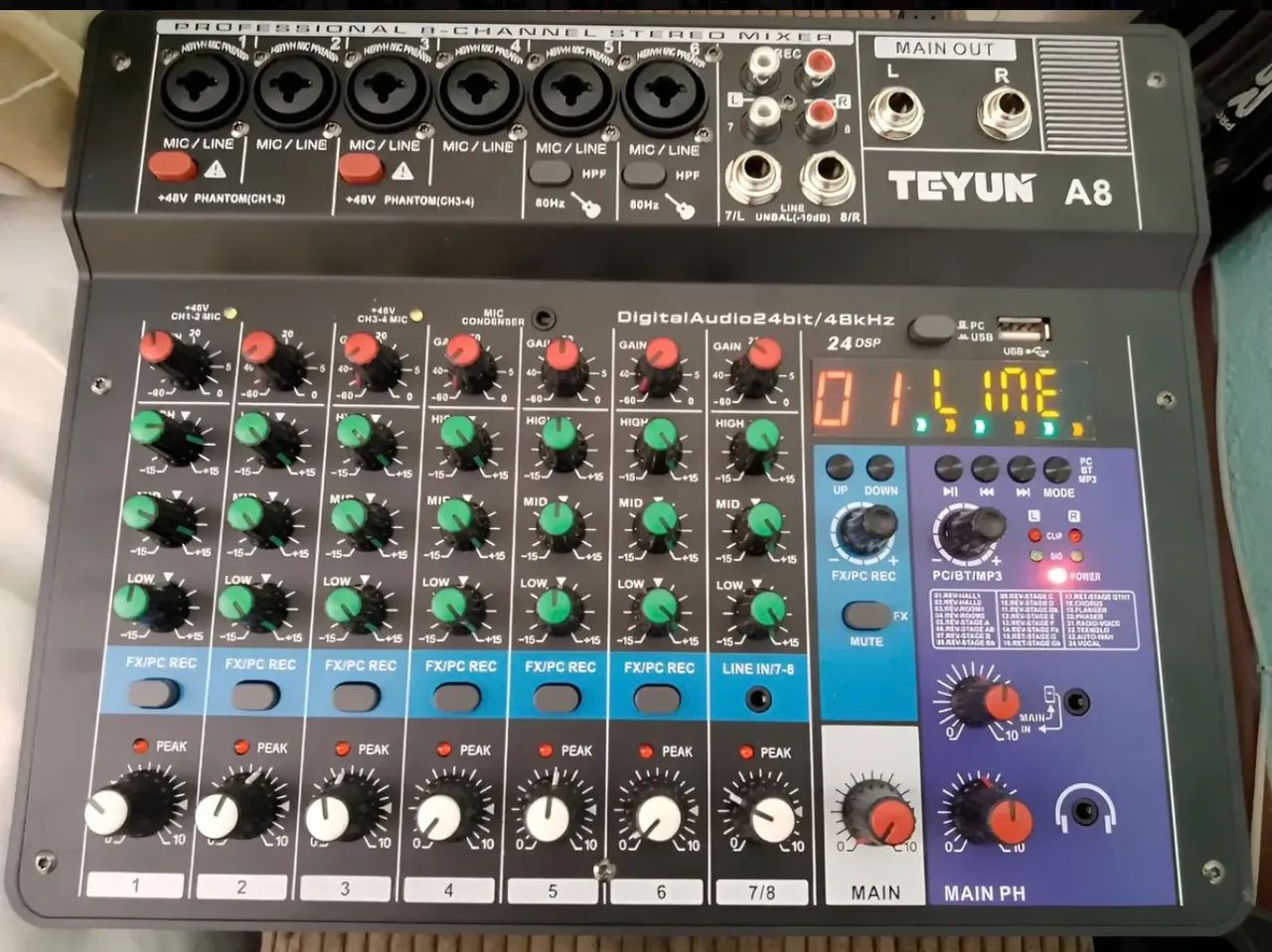 Mesa de som TEYUN A8 - Foto 2