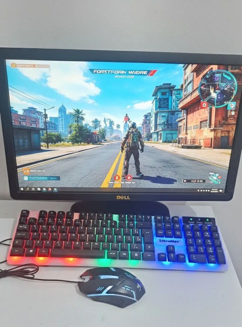 Monitor com teclado e mouse  - Foto 2