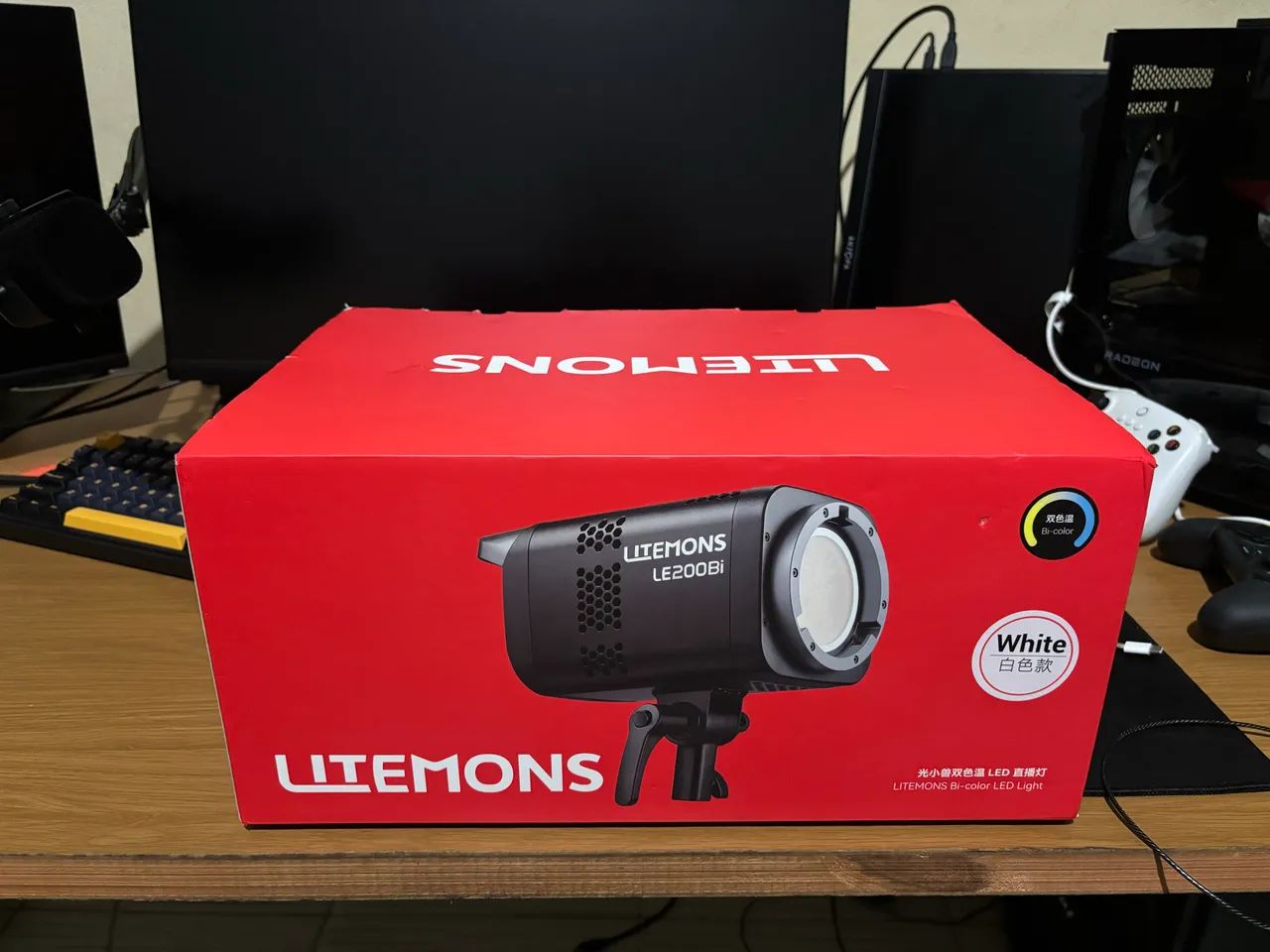Luz LED bicolor estúdio 