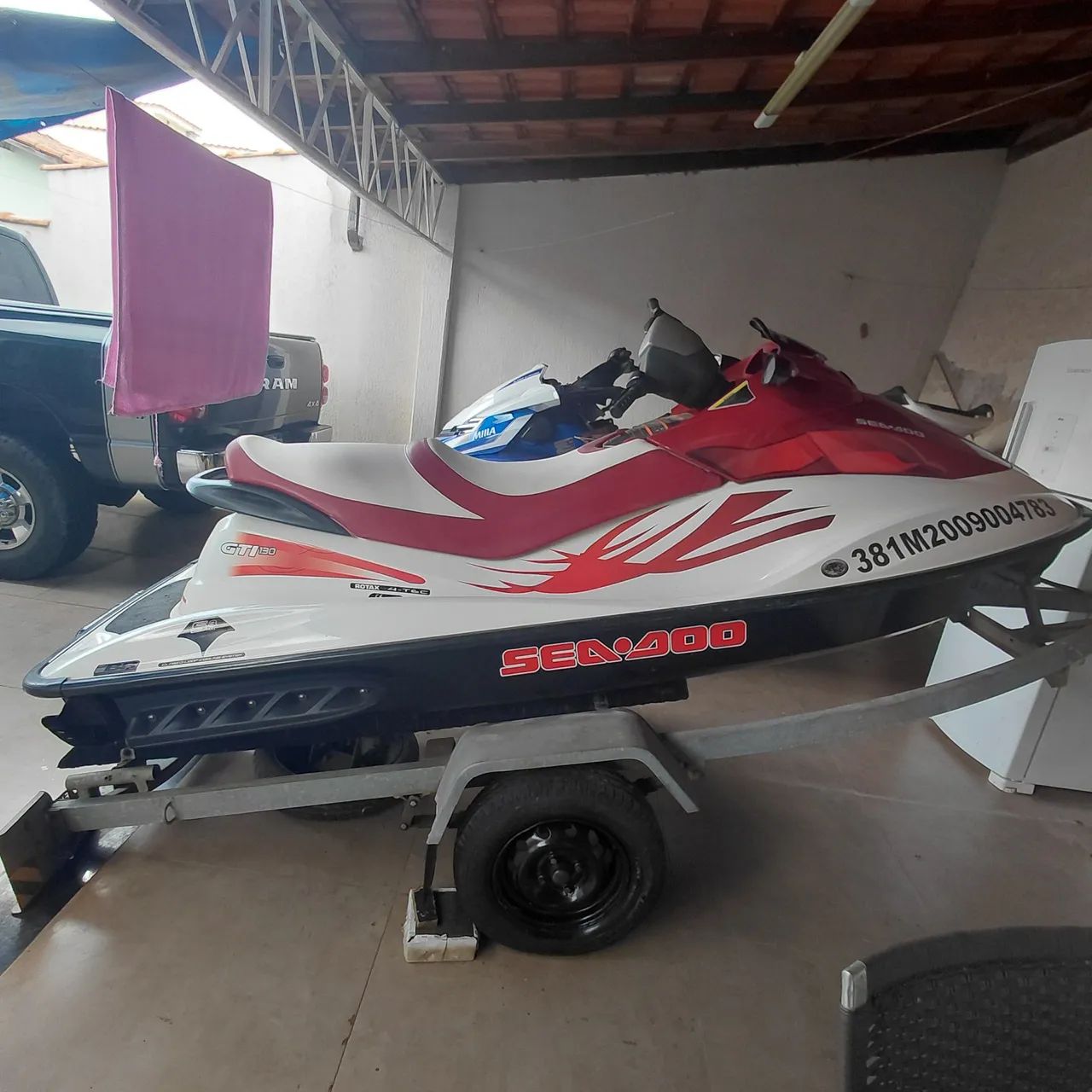 Vendo ou troco jet ski seadoo GTi-130 ano 2009. - Foto 5
