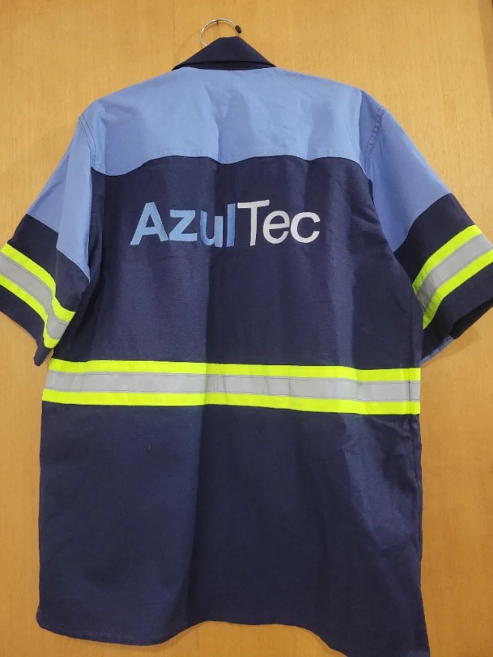 Camisa azul linhas aéreas  - Foto 2