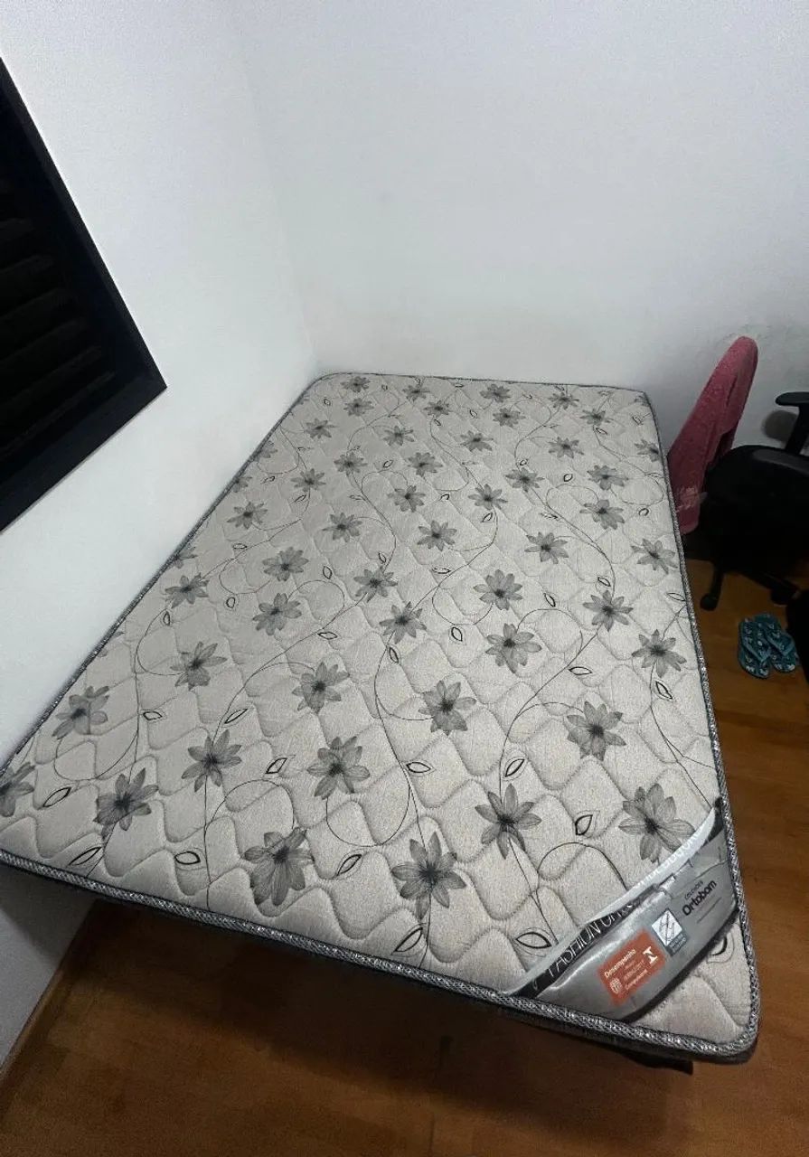 Cama com colchão ortobom - Foto 3