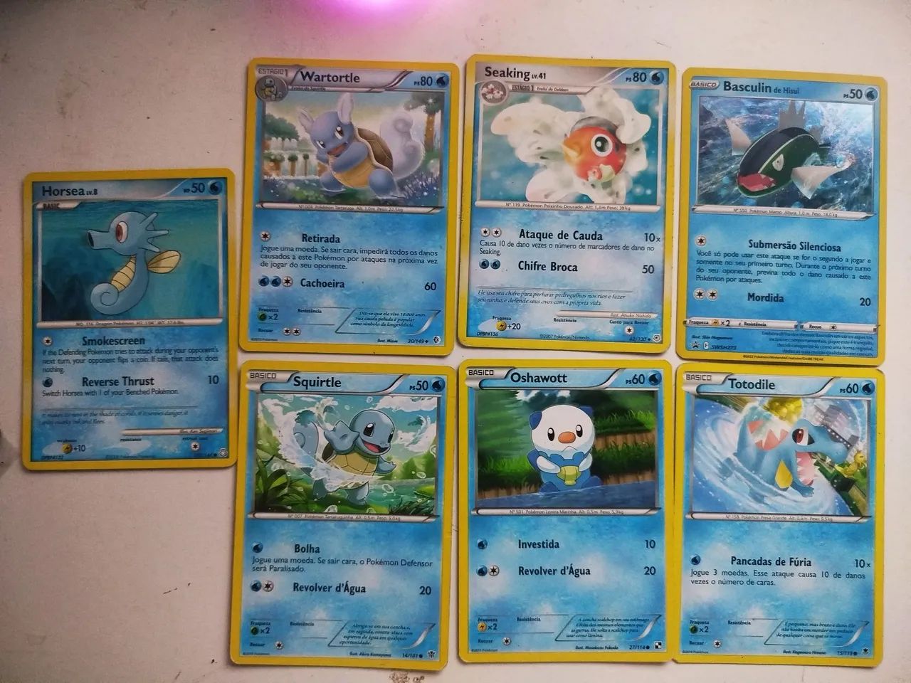 Cartas pokémon tcg - Equipe plasma, Água e energias - Foto 2