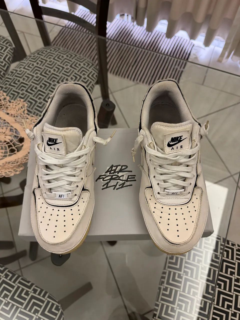 Nike Air Force 1/1 Cosmic Clay (velcro troca cor) TAM 39 - Foto 2