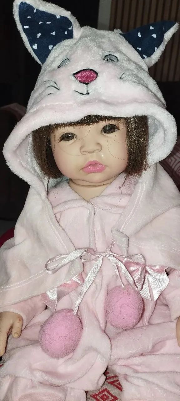 Boneca bebê reborn +berço  - Foto 2
