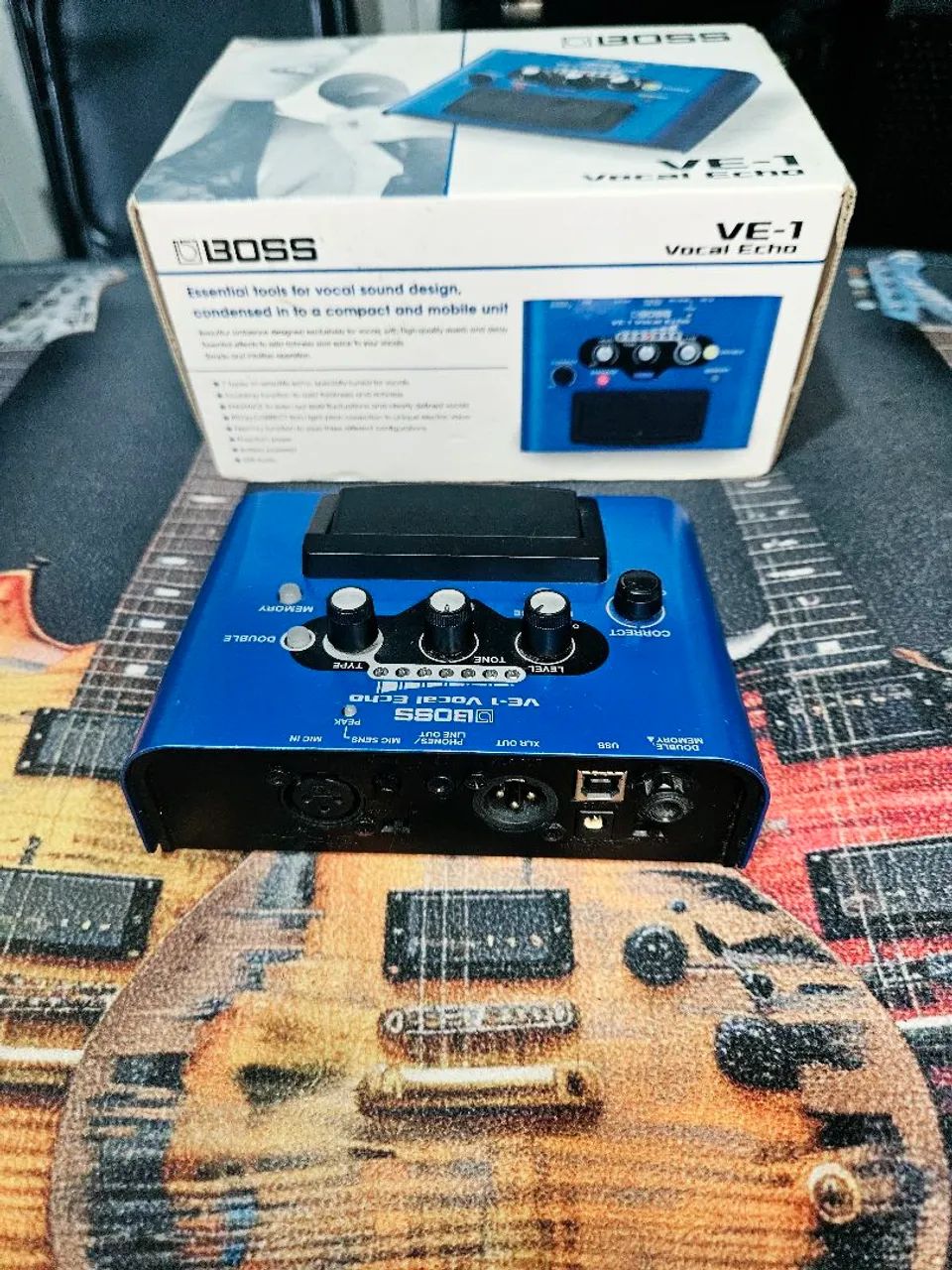 Pedal Processador Vocal Boss VE-1 Vocal Echo (Com Caixa Original