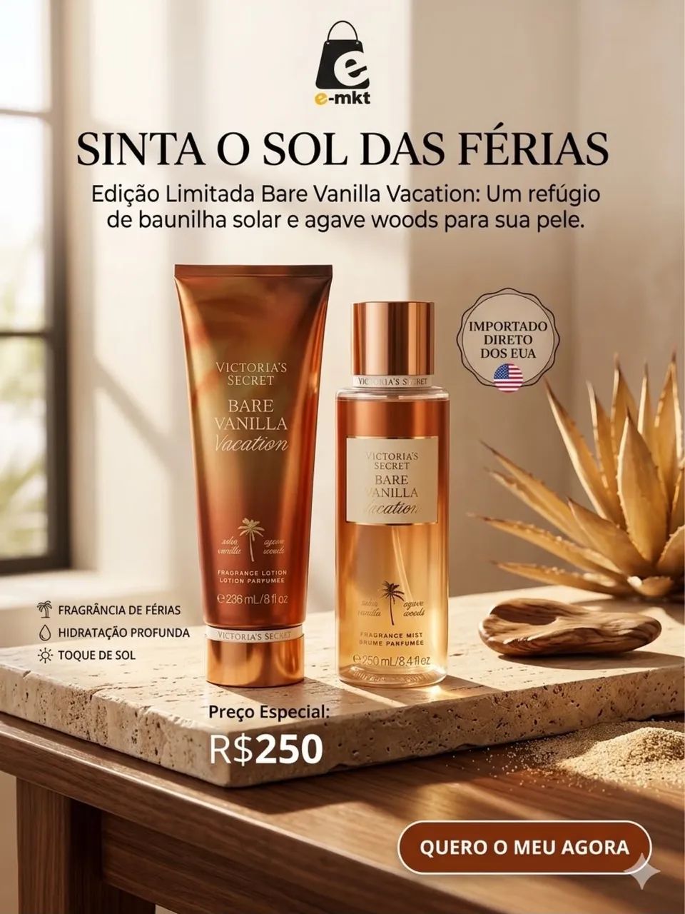 kit victoria's secret bare vanilla vacation