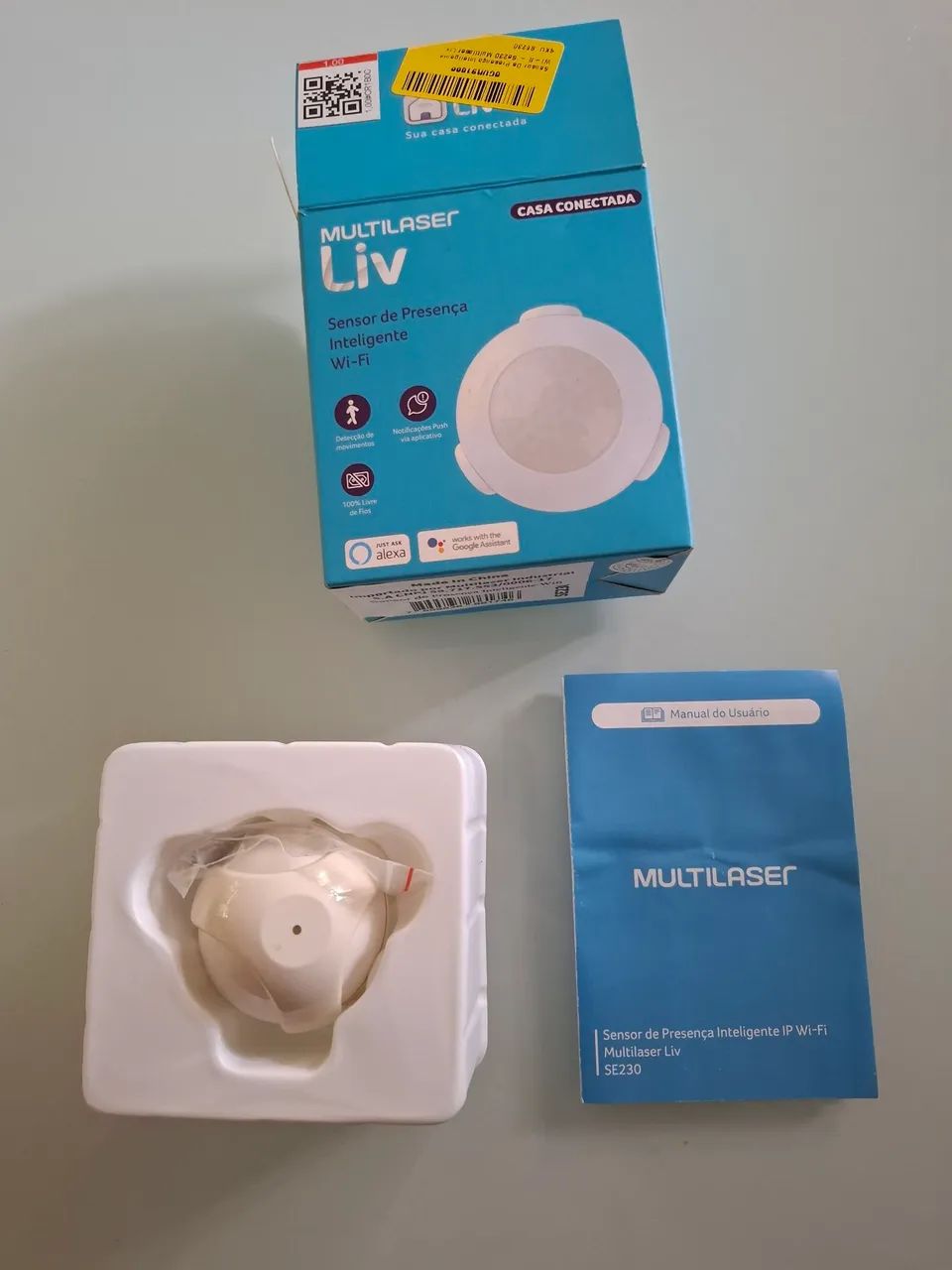 Sensor de presença inteligente Multilaser Liv - SE230 - Foto 5