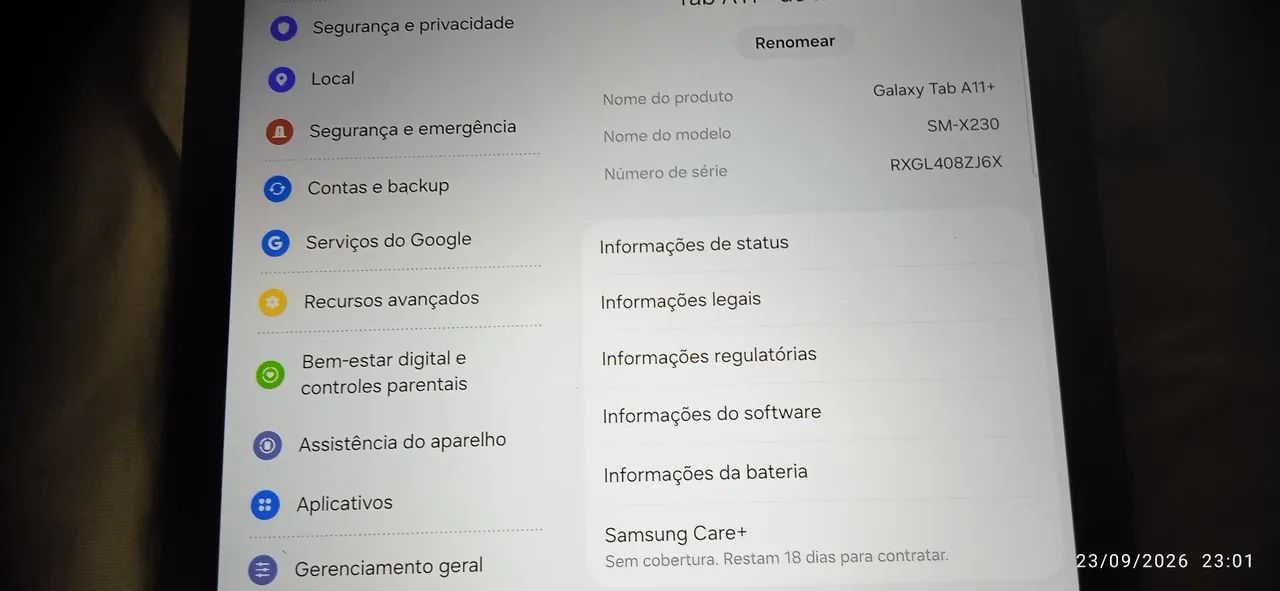 O Galaxy Tab A11+ 5G  - Foto 2