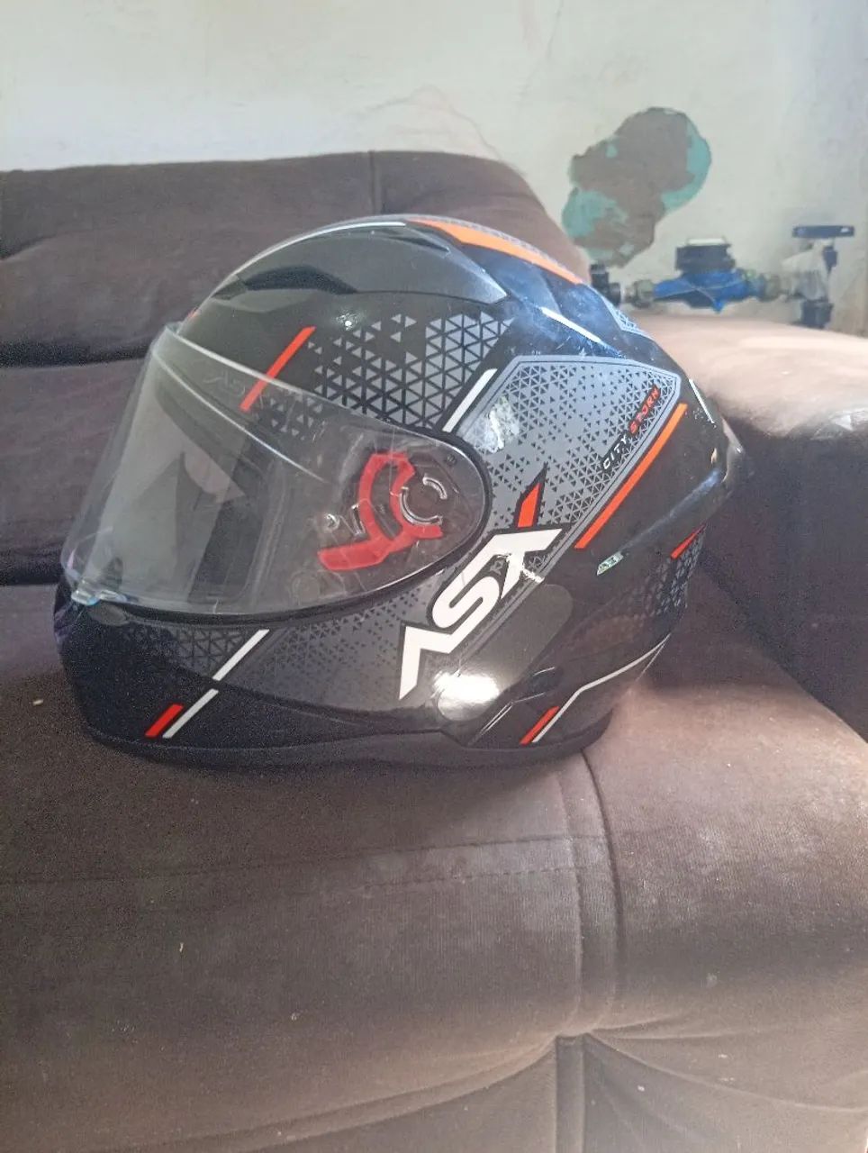 Capacete ASX semi novo  - Foto 2