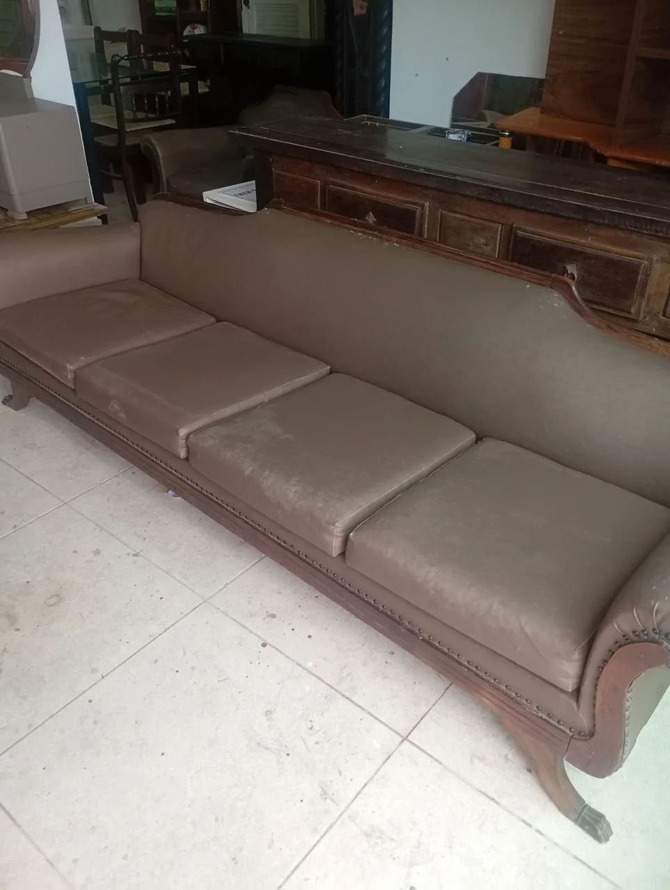 Sofá e 2 poltronas