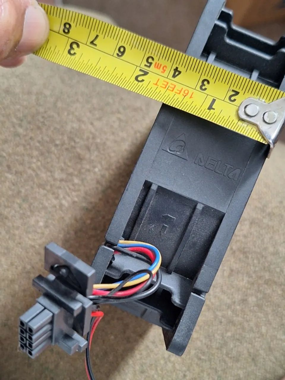 Cooler original da Delta Electronics, modelo PFC1212DE - Foto 4