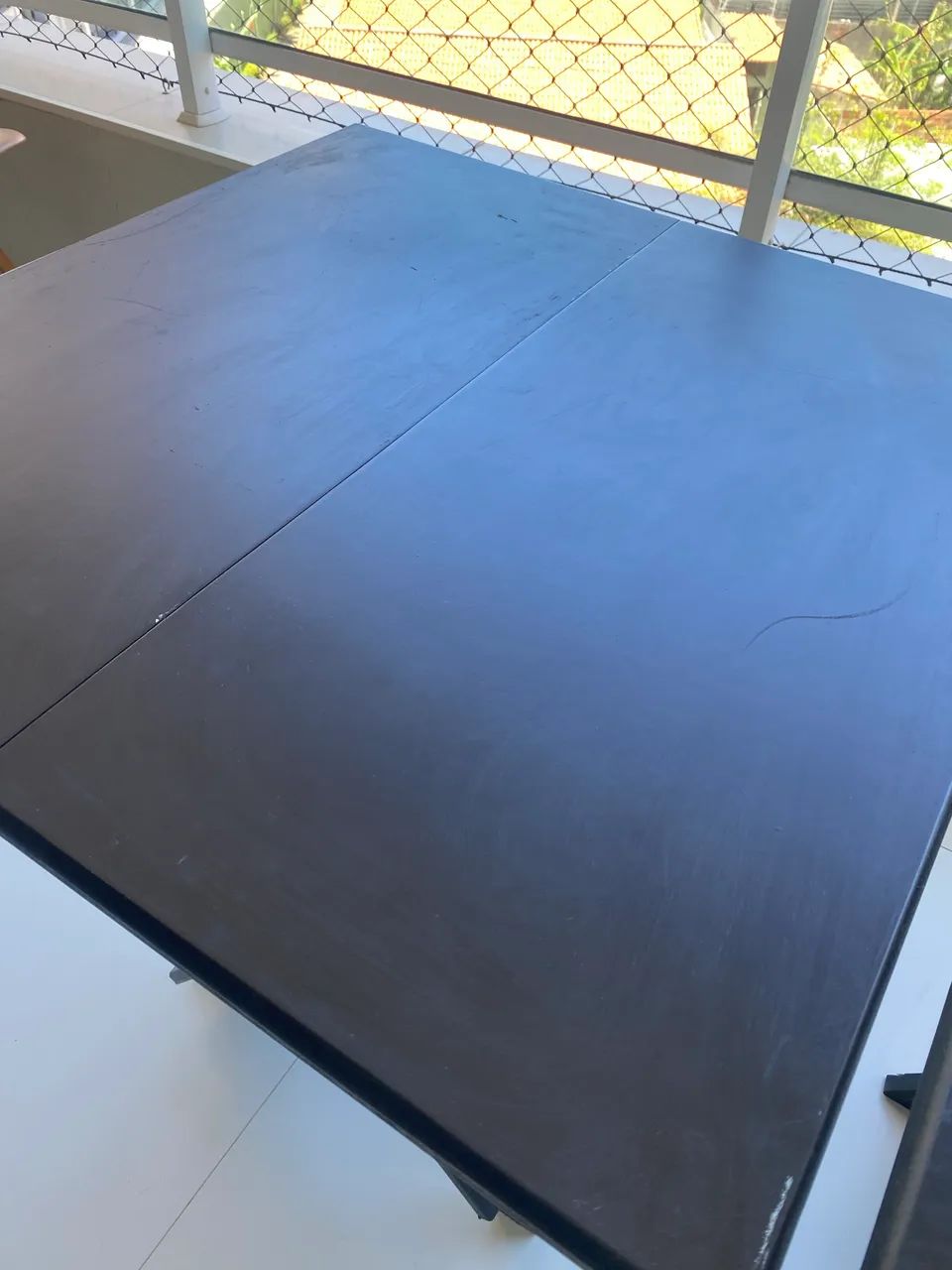 Mesa Dobrável de Madeira 70x70 cm - Foto 5