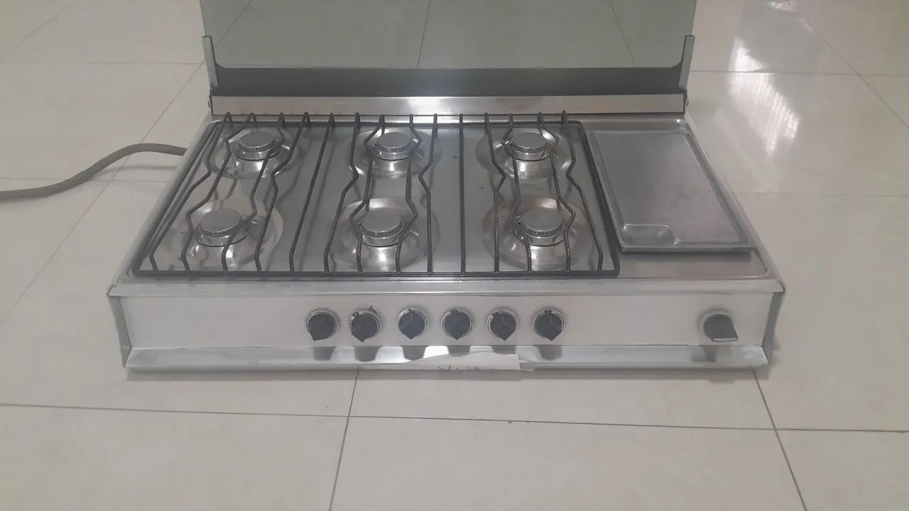 Fogão Cooktop 6 bocas 