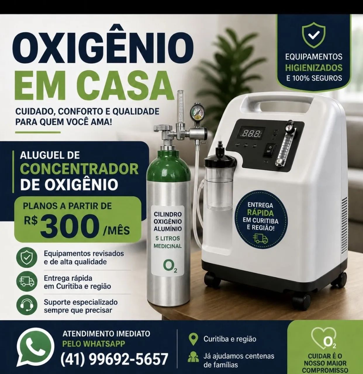 Oxigênio em casa 