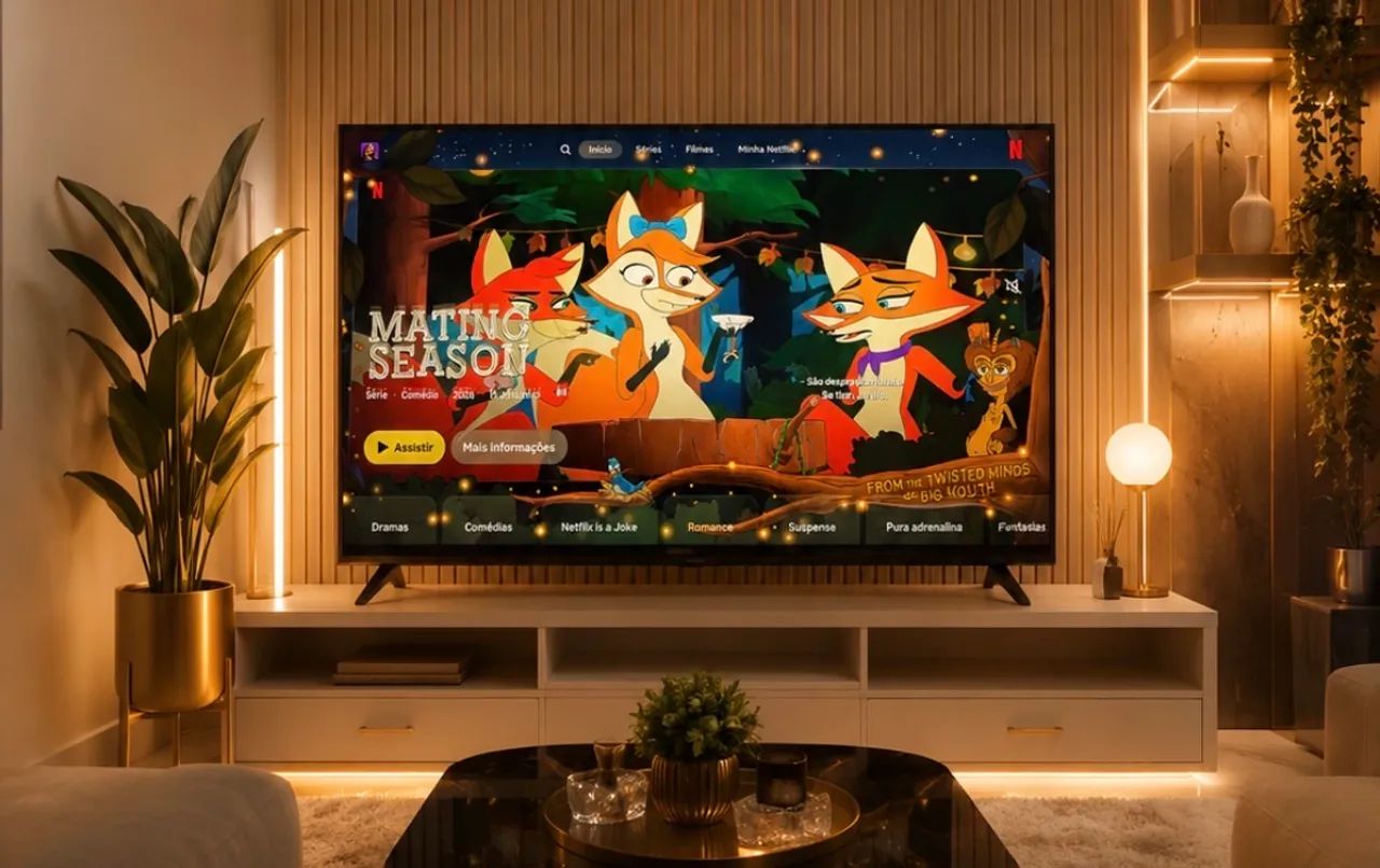 Tv smart 55 polegadas 4k - Foto 2