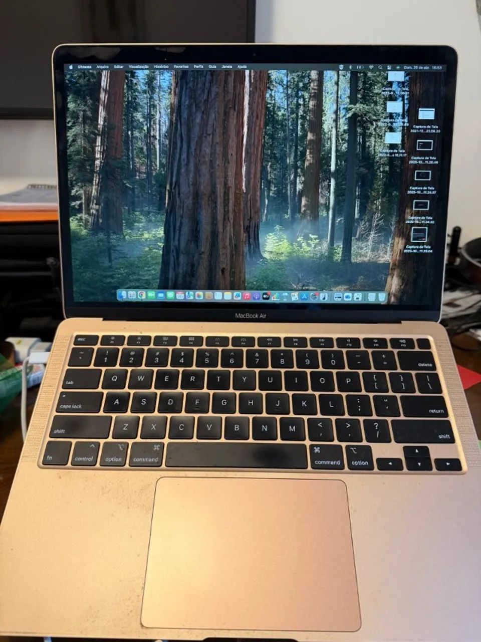 Macbook Air 13 Retina, 2020 Processador 1,1GHz intel Core i5 Quad