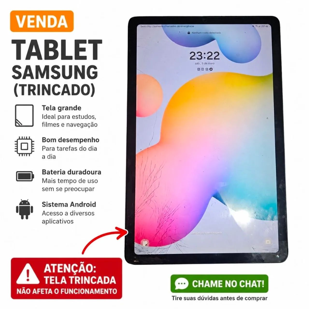 Samsung Galaxy Tab S6 Lite - LEIA O ANUNCIO