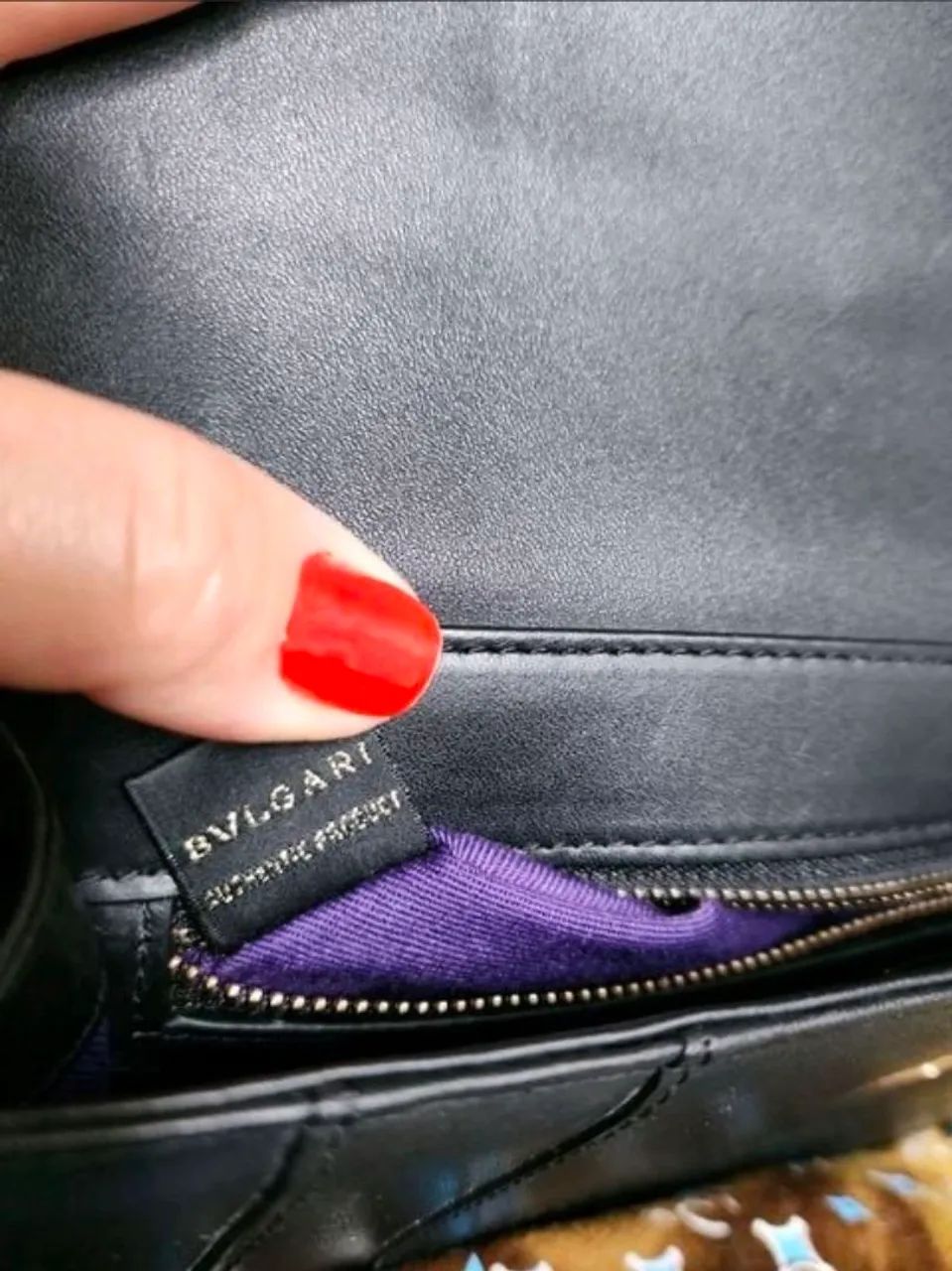bolsa bulgari serpenti forever preta - Foto 5