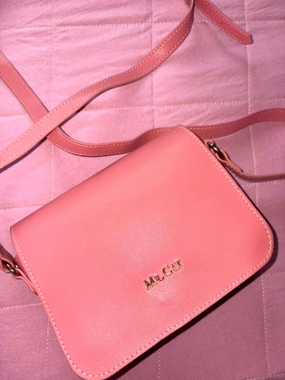 Bolsa Mr.Cat cor rose - Foto 4