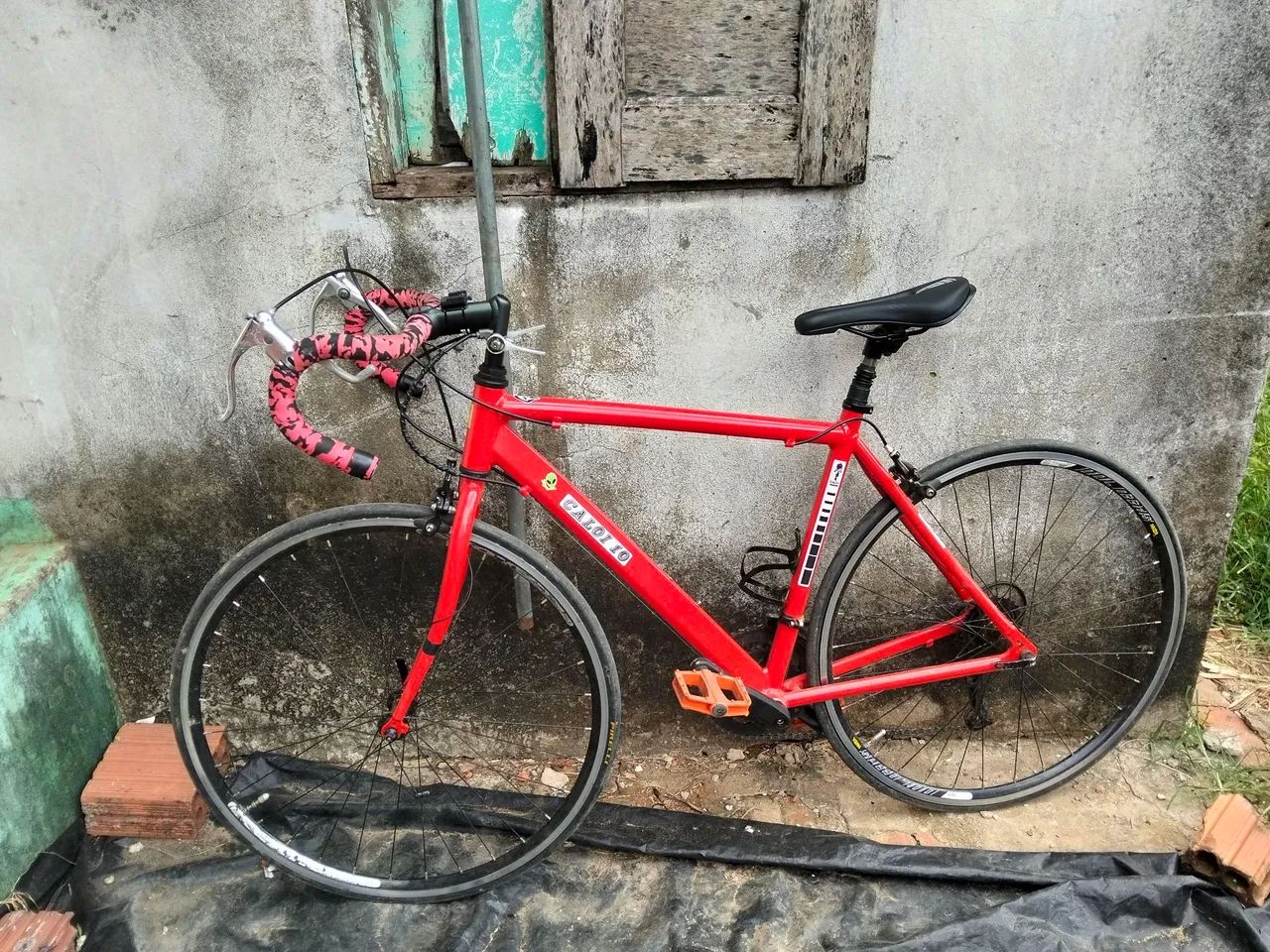Caloi 10 speed laranja neon - Foto 2