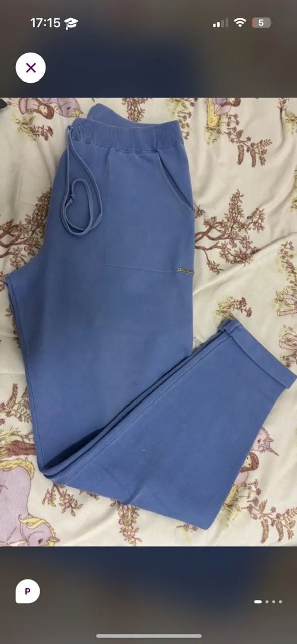 Calça Anselmi azul tamanho P