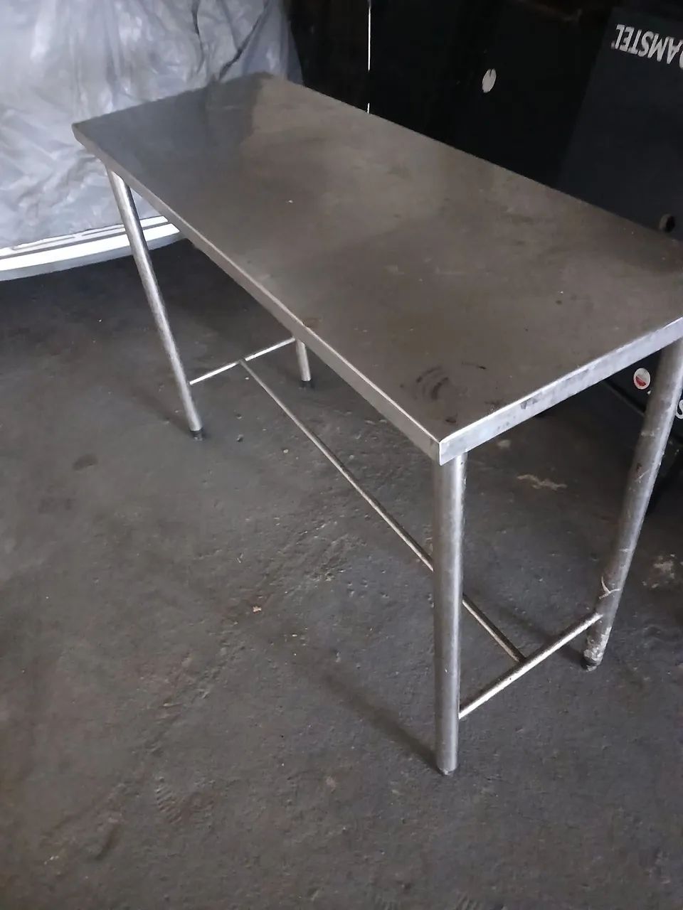 Bancada inox 1,28 x48 