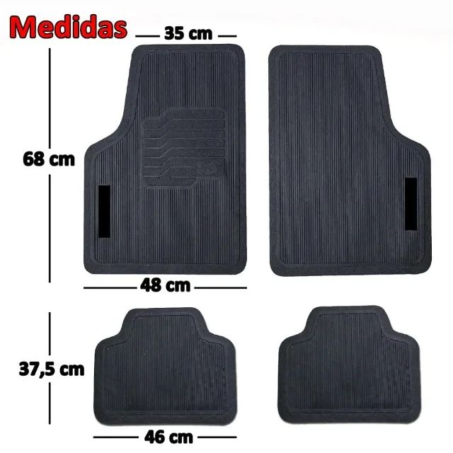 Jogo de Tapetes Emborrachados Original Novo Para Carros Fiat Uno Vivace - Foto 3